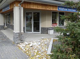 Entrance to Wildrose Dental Hygiene Centre